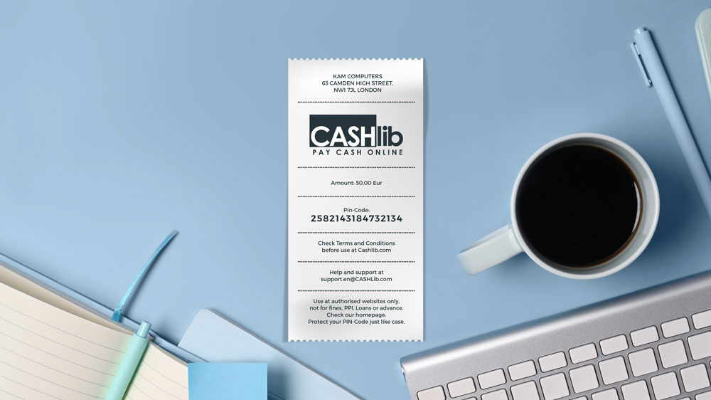 Check your CASHlib balance on mobile and desktop